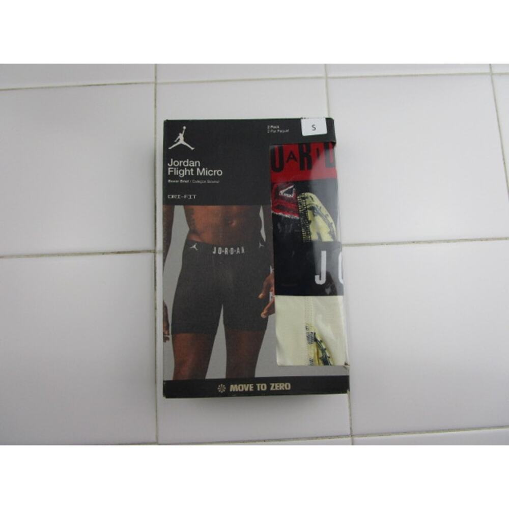 Jordan Flight Micro Boxer Briefs Printed Logo JM0671-782 Men's Small Underwear